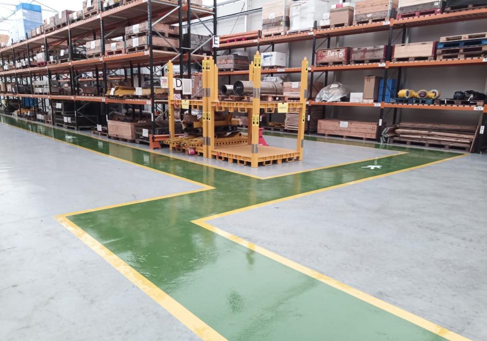 resin flooring walkways