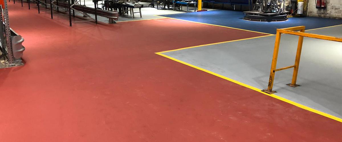 Heavy duty resin flooring