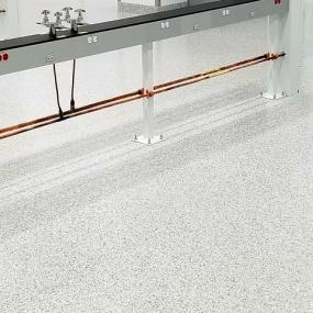 Pharmaceutical resin floor