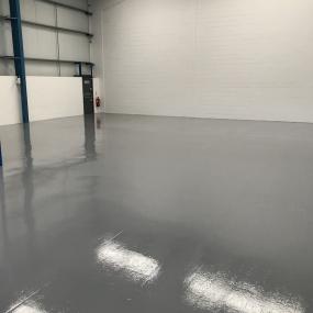 High build resin floor