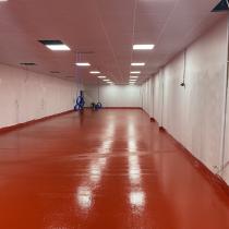 High build resin flooring warehousing