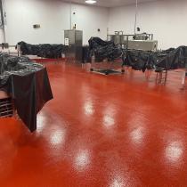 High build resin flooring warehousing